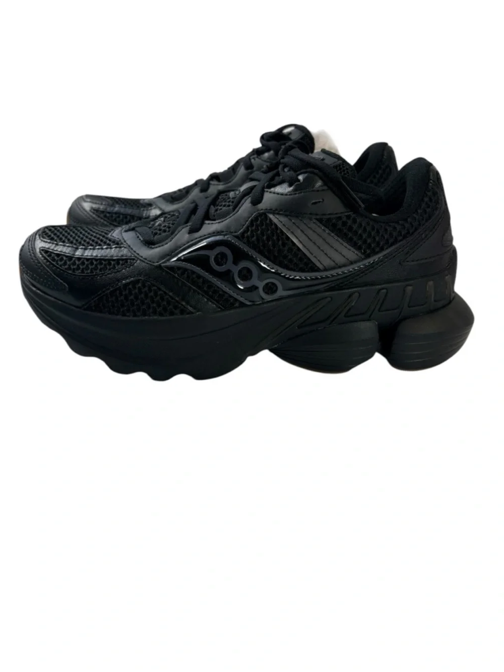 Saucony Grid NXT Black Sneakers NIB Women’s 7.5/Men’s 6 Chunky Y2K Streetwear